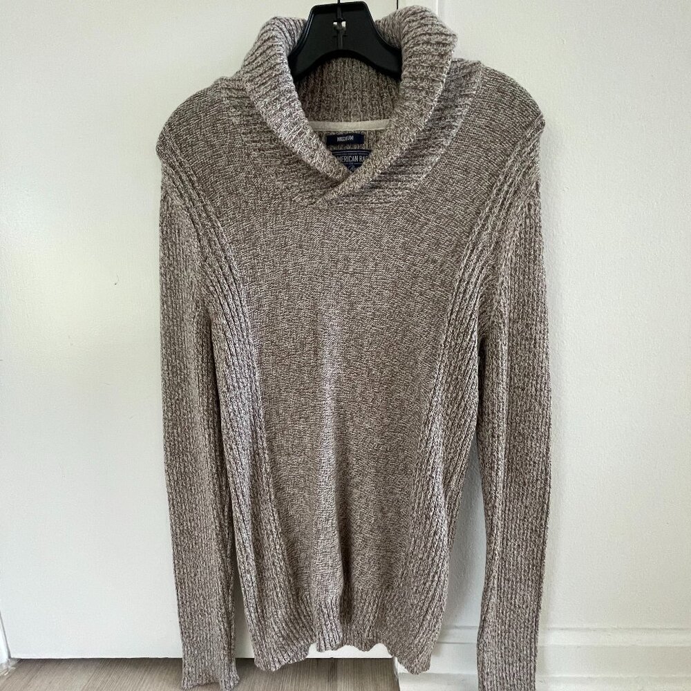 American Rag Shawl Collar Knit Sweater – Medium